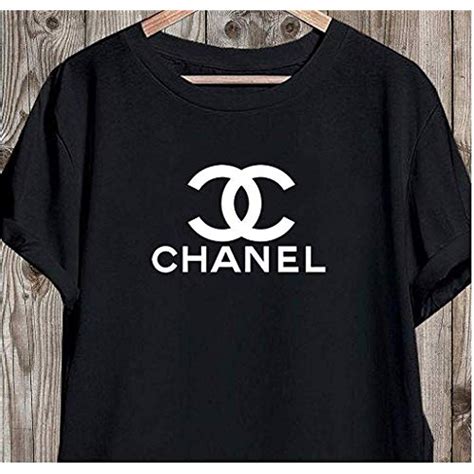 chanel black blouse|authentic chanel t shirt.